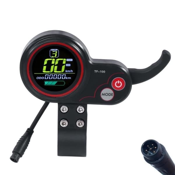 48V TF-100 LCD Speedometer til Kugoo M4 El-løbehjul, Display med Accelerator Instrument
