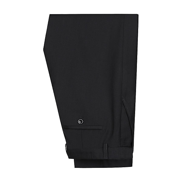 Herre Bryllupsfest Middag 3-delt Sæt Blazer Vest Bukser 9 Farver Black S