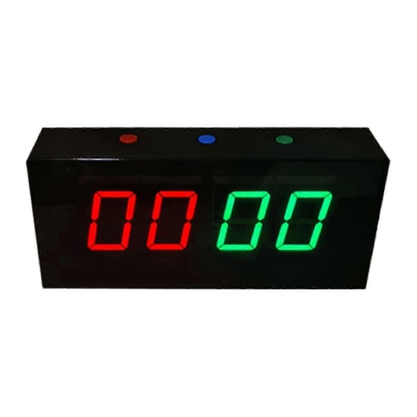 Bærbar elektronisk digital resultattavle for bordtennis, solid 21,5x10x4,5 cm
