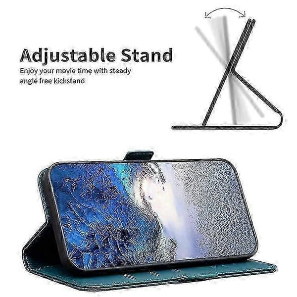 Samsung Galaxy A56 5G Plånboksfodral i Läder Green