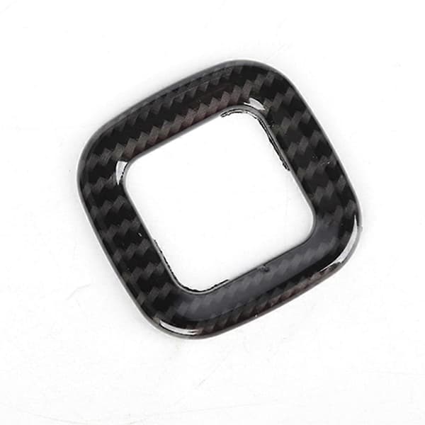 For 1500 2019-2023 Bil Elektronisk Parkeringsbrems Knapp Ring Trim Tilbehør Carbon Fiber Pattern