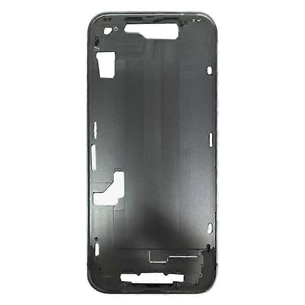 För iPhone 16e EU-version Mellanram med sidoknappar + kortfack Black