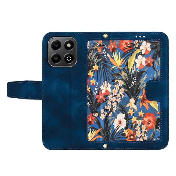 Blommigt Läderfodral med Snodd - Perfe For Honor 200 Smart