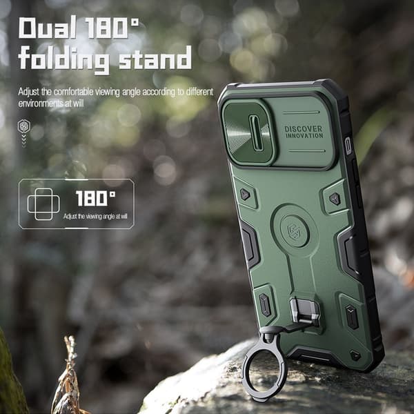 NILLKIN iPhone 14 / 13 Case CamShield Armor Pro Sort 141