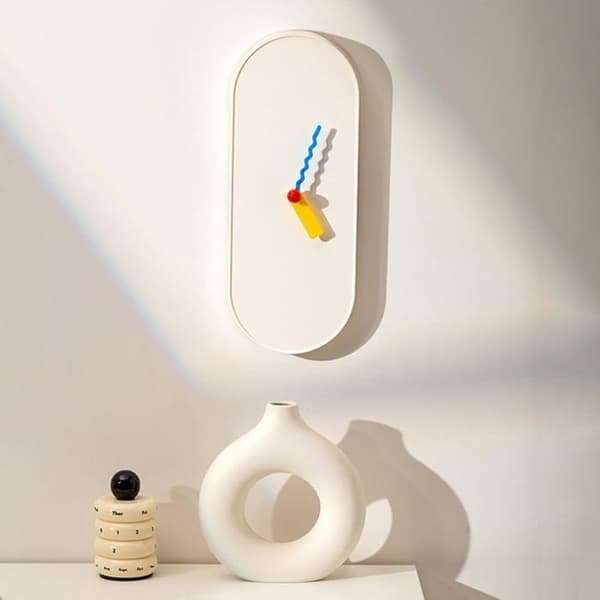 Tyst batteridriven väggklocka – modern – vardagsrum/sovrum/kök – modern eldstadsdekor