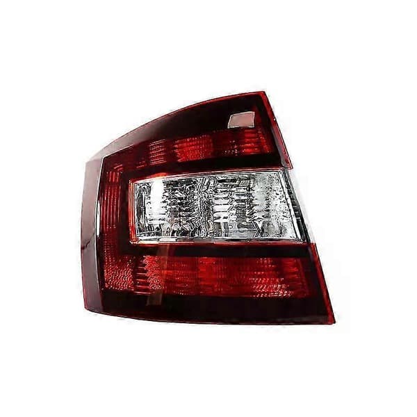 Baglygte til bil til Skoda Spaceback 2014-2019 bremselys advarselslysdæksel Black Left