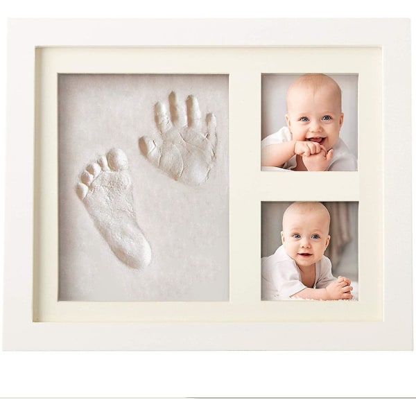 Baby Handprint Footprint Clay Footprint Set för nyfödda och småbarn