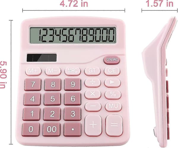 Standardfunktion Skrivbordsräknare (Blå) Pink