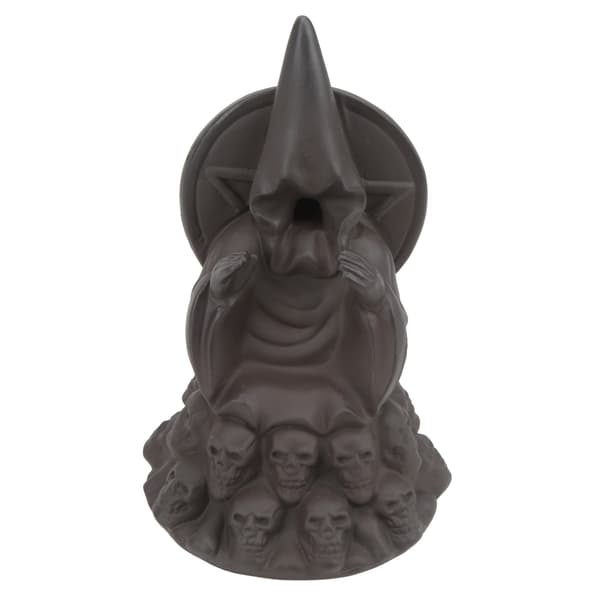 Skull Waterfall Incense Holder New Design Handmade Ceramic Backflow Incense Burner for Bedroom Study Office