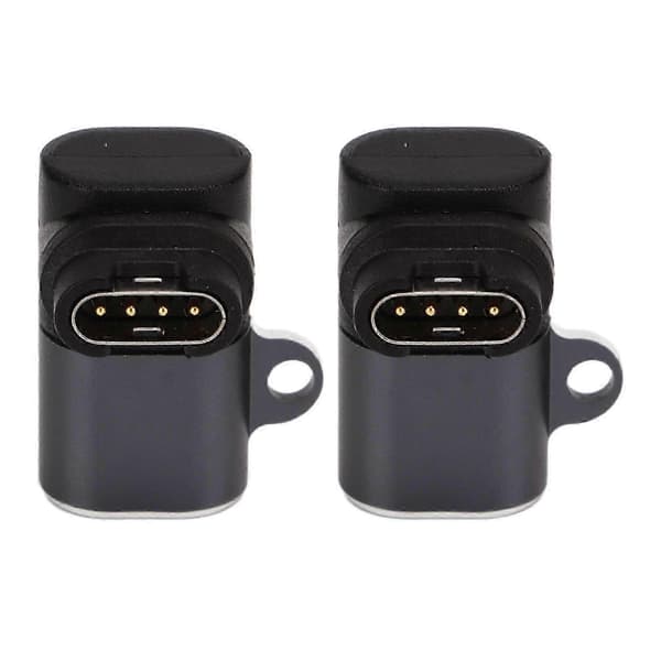 2 stk. Garmin til USB C Adapter - Mini USB Hun til Type C Konverter til Garmin Smartwatch Opladning