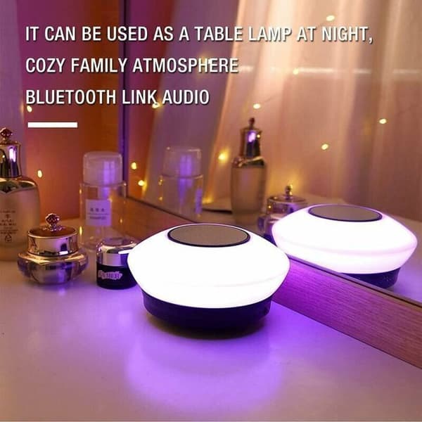 Parasolbelysning med 10 lystilstande, trådløs justerbar Bluetooth LED-parasolbelysning til have og terrasse