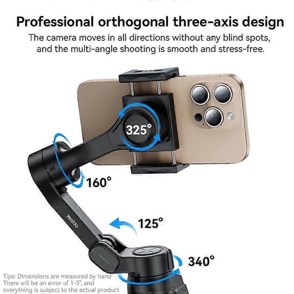 Yesido SF27 3-axis Handheld Shooting Stabilizer Black