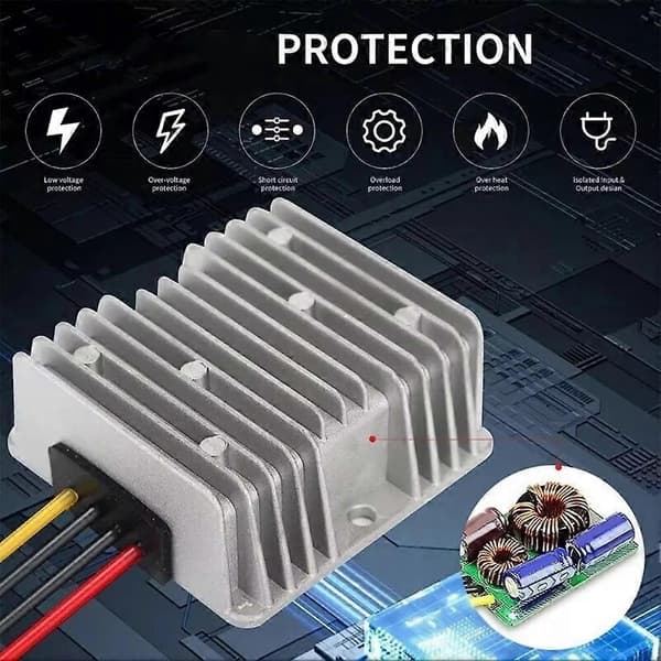 Konverteradapter til DC 18V til 12V 20A 240W Adapter Automatisk Buck Boost Spændingsregulator til RC Bil