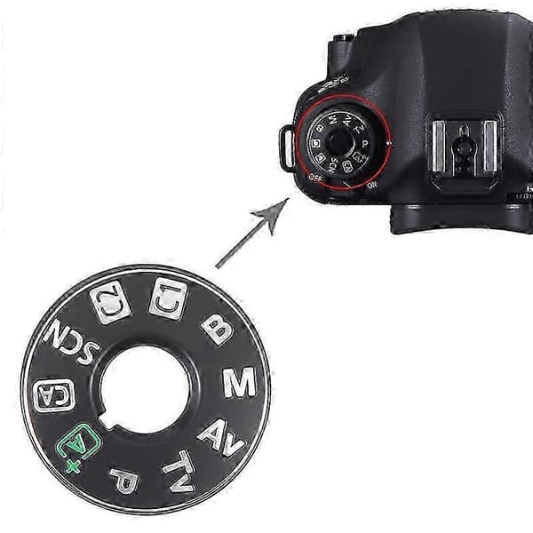 Canon EOS 6D Mark II Modusvelgerdeksel - Metallerstatningspute for kamera Not Specified