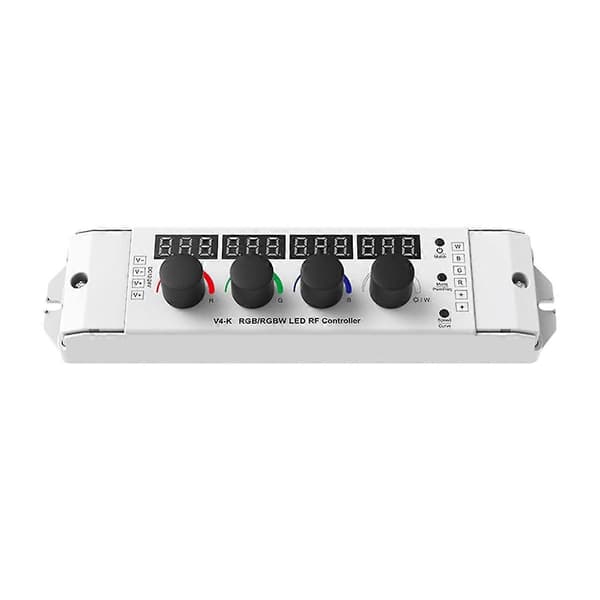 12-24VDC 4 knap nøgle RGB/RGBW LED lysdæmper RF-controller