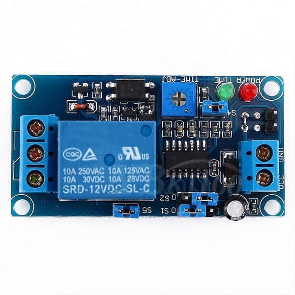 Het 12V DC Delay Relay Delayed Disconnect Switch Module with Timer