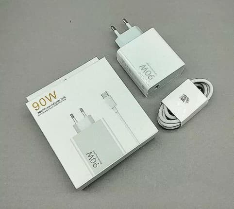 TIL Xiaomi Kompatibel 90W HyperCharge Combo, Type-A EU-stik Hurtigoplader (1M) 90W