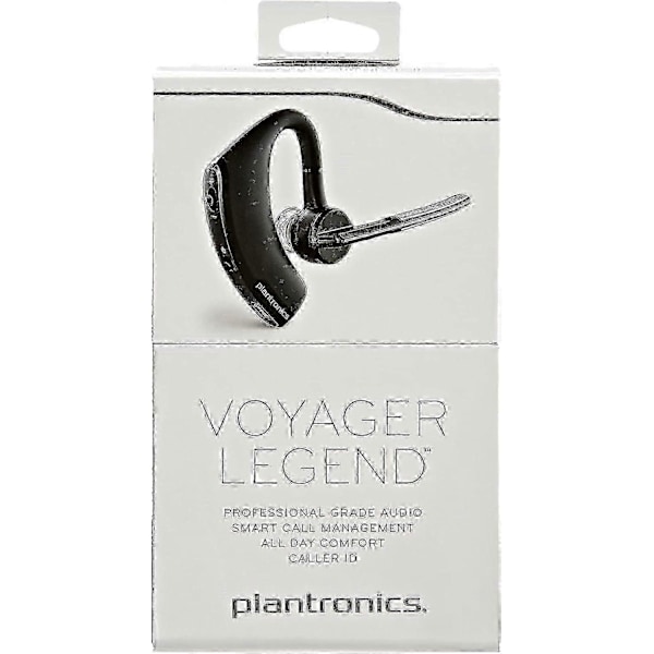 Plantronics - Voyager Legend - Bluetooth Mono-headset (Enkelsidet) - Tilslut til din PC, Mac, Tablet og/eller Mobiltelefon - Støjreduktion, Sort