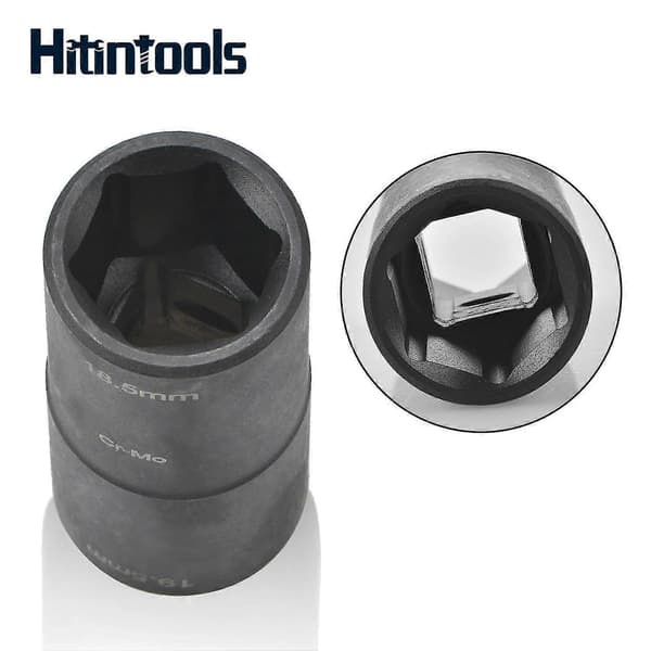 1/2\" Dobbel Ended Dyp Slagpipe 18.5mm 19.5mm Hjulbolt Mutterfjerner No.43175