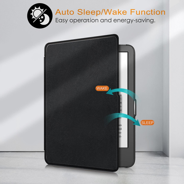 Case passar Kindle Paperwhite (11:e generationen, släpps 2022), det tunnaste lättaste smarta cover med automatisk väckning/sömn för Amazon Kindle Paperwhite 20