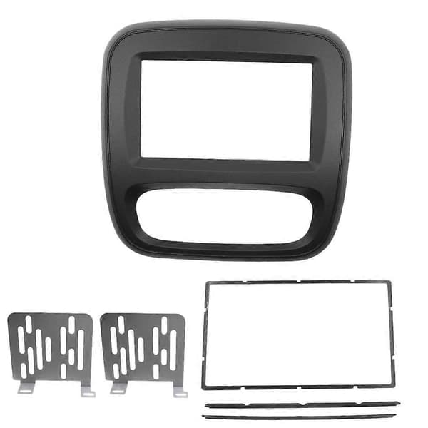 Dubbel Din Bilradio DVD Panelram för Renault Trafic Opel Vivaro 66 ABS