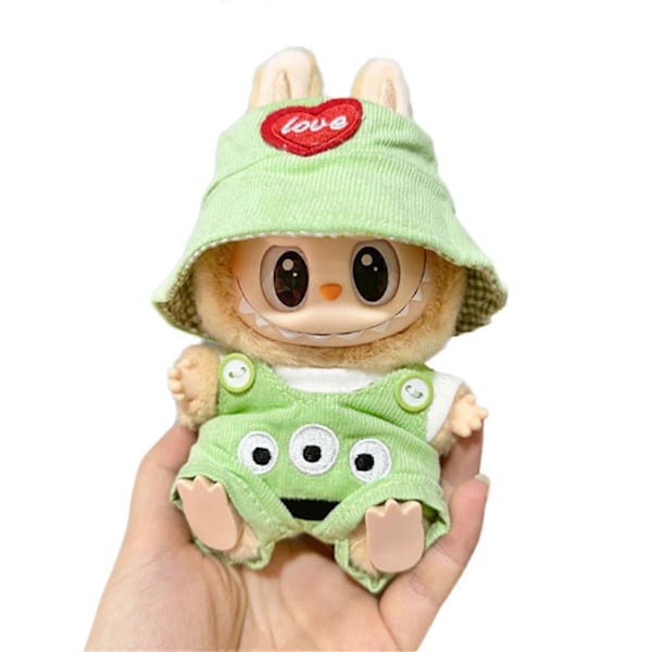Labubu V2 Tøjserie Labubu Sødt Dukketøj Legetøjs Ornament Kun Labubu Tøj Sødt Dukke Legetøj (N