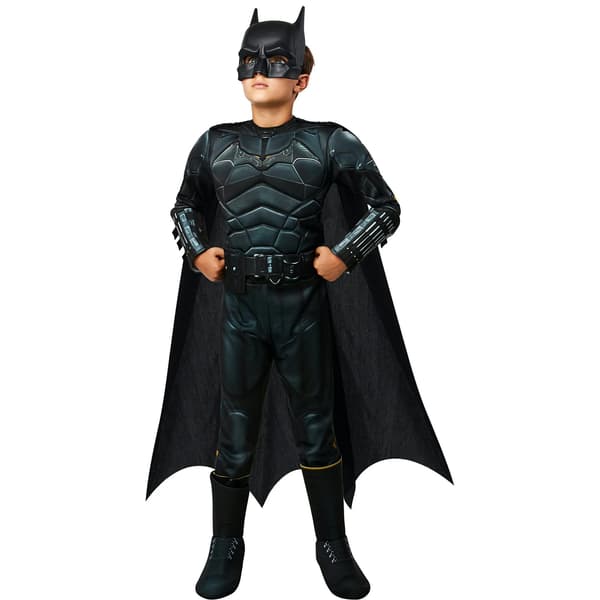 Batman Drenge Deluxe Kostume S Sort Black S