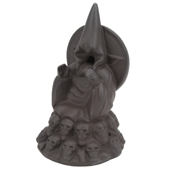 Skull Waterfall Incense Holder New Design Handmade Ceramic Backflow Incense Burner for Bedroom Study Office
