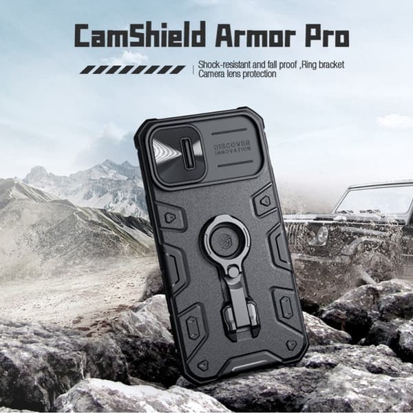 NILLKIN iPhone 14 / 13 Case CamShield Armor Pro Sort 141