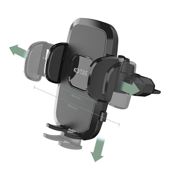 Tech-Protect Mobilholder Til Luftkanal Universal Sort 150