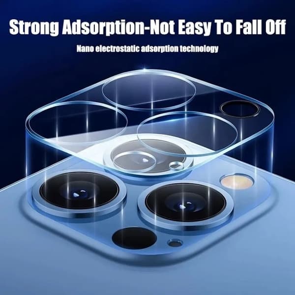 3-Pack Kompatibel med iPhone 13 Pro/13 Pro Max Linsskydd Härdat Glas Transparent 18