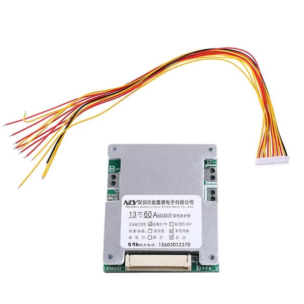 Batteri for beskyttelse BMS PCB-kort for 13 serier 48V 60A celle PCB