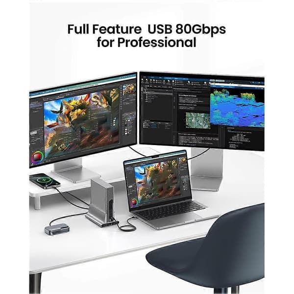 USB 5-kabel 80 Gbps 240 W 8K 60 Hz for Thunderbolt 5 hurtiglading for Thunderbolt3 USB 5.0 USB C til C dataoverføringskabel