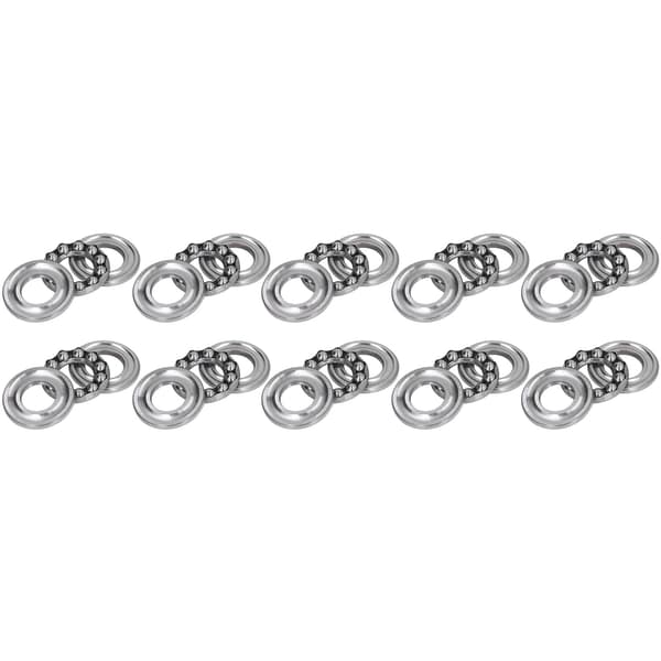 10 Pcs Thrust Ball Bearings One-Way 51203 Replacement Set for Equipment