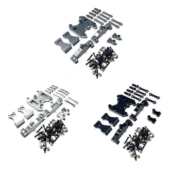 Metallbalanschassi-bräda gungbräda-kit för B16 B36 1/16 RC biluppgraderingsdelar modifierade tillbehör, B