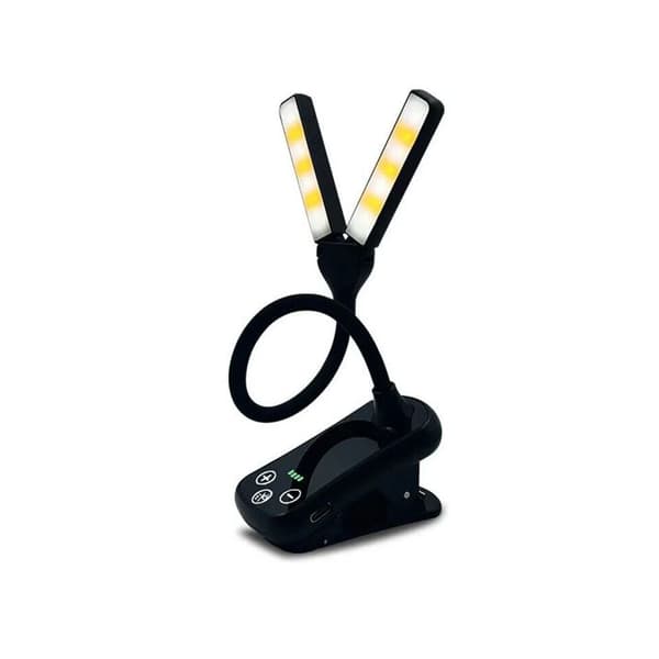 Leselampe - Fleksibel - USB oppladbar - 14 LED - Moderne design