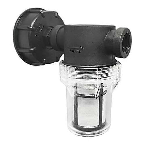 Utløpskran Tilkobling IBC Tank Tilbehør Kranadapter for Vanntank 1000 L med Filterfunksjon S60x6 Vanntankadapter IBC (34 Tommer Utvendig Gjenge 12 inch internal thread