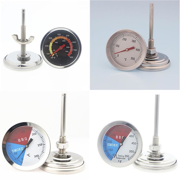Termometer i rostfritt stål bbq bbq rökare bbq termometer verktyg 100 till 1000  grader Fahrenheit 8b9b | Fyndiq