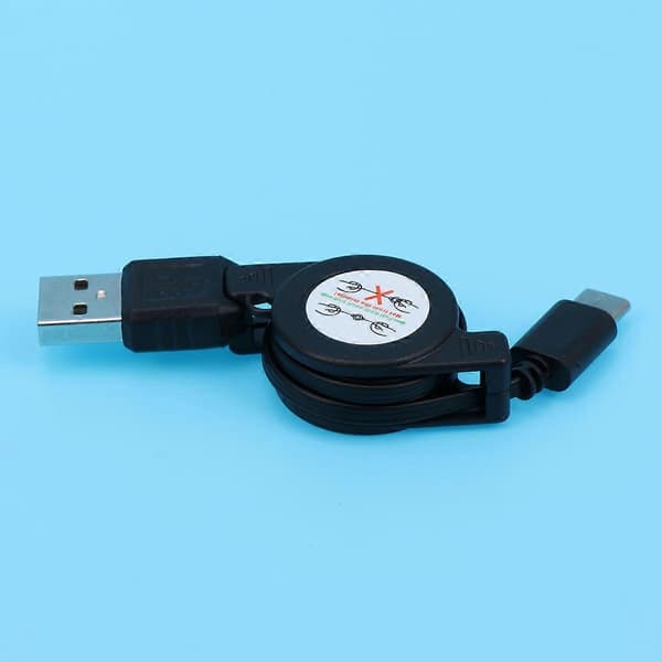 Smartphone Telefoner Datasynkroniseringskabel Infällbar Kabel Multiladdningskabel USB 3.1 Portar Typ C Kabel