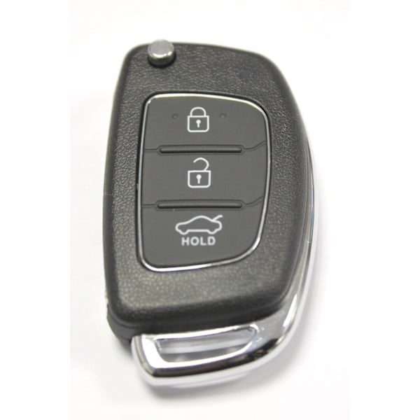 Rfc 3-knapps flipfodral för Hyundai I10 I20 I40 Ix35 Santa Fe