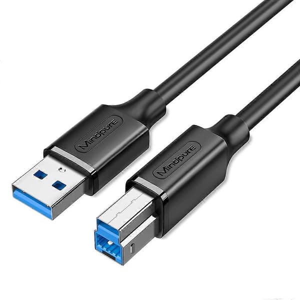 MINDPURE US102 1m USB3.0 Han til USB Type-B Han Printerkabel HD Udskrivningsledning