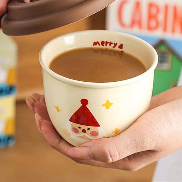1 * keramisk kaffemugg, keramik, som visas