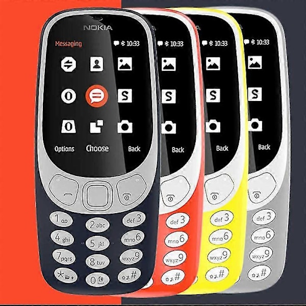 3310 Matkapuhelin, Dual Sim, 2,4 tuuman värinäyttö