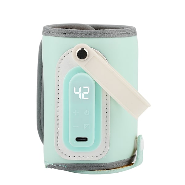 ble Värmare för Barnflaskor Matningsflaska Värmehållare Resevärmare Omslag USB Värmare Utomhus Flaskvärmare light green