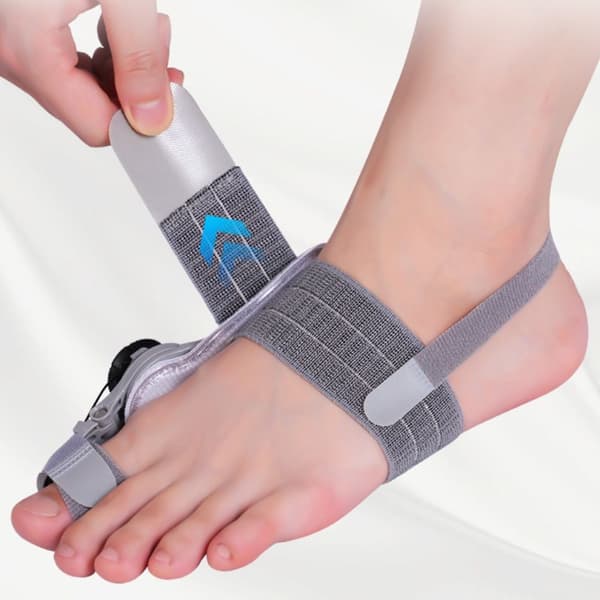 Hallux Valgus Korrektion, Grå Sort Spænde, Grå Sort 51