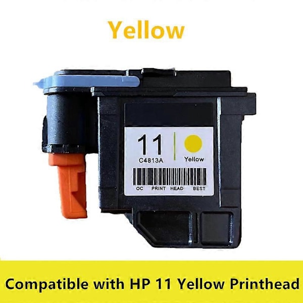 Kompatibel med HP 11 Skrivhuvud HP11 C4810A C4811A C4812A C4813A Skrivhuvud Kompatibel med HP 500 800 510 100 110 111 120 1000 1100 1200 1PCS Cyan