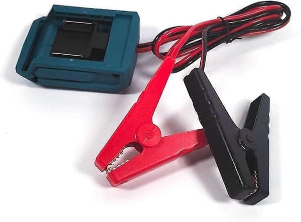 Startkabel til bilstarter bærbar, 12 AWG ren kobbertråd, 1m længde, lithium-ion start, interface