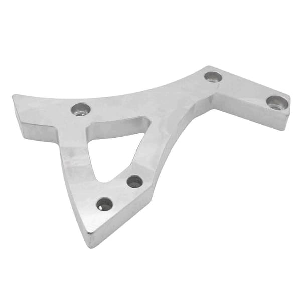 Aluminium billet til Ford 351C generatorbeslag biltilbehør Silver