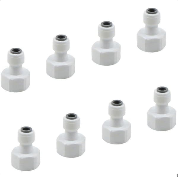 8 kpl Vesisuodatinadapteri 1/2\" - 1/4\"