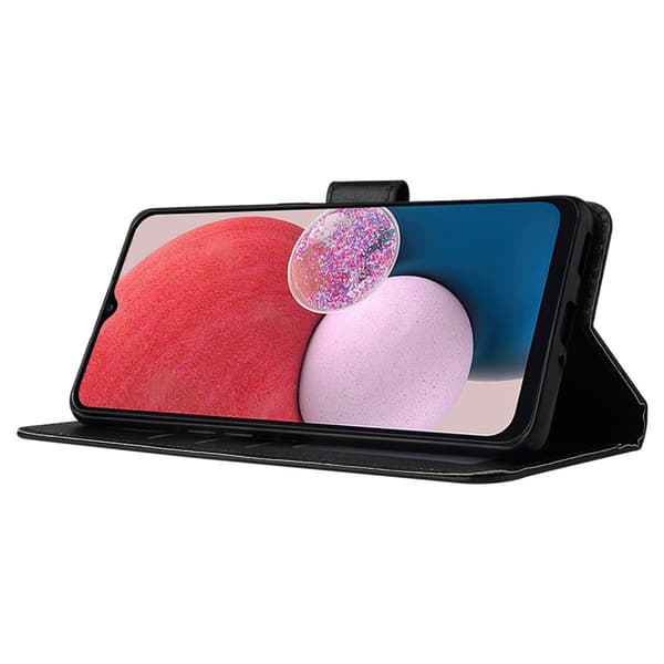 Kompatibel med Samsung Kompatibel med Galaxy A04s / A13 4G/5G Etui Solid Læder Sort 80